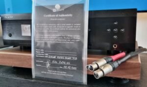 Audiophile cable XLR