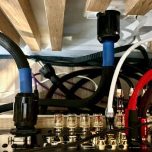 testing of the amplifier with Perkune power cable